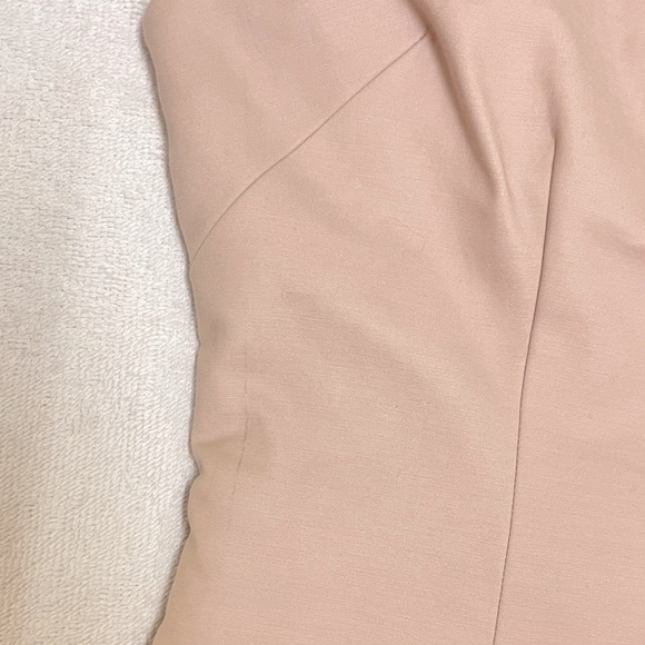 Ted Baker London Kwyli Structured Peplum Body-Con Sheath Zip Dress Blush Pink - Picture 10 of 11